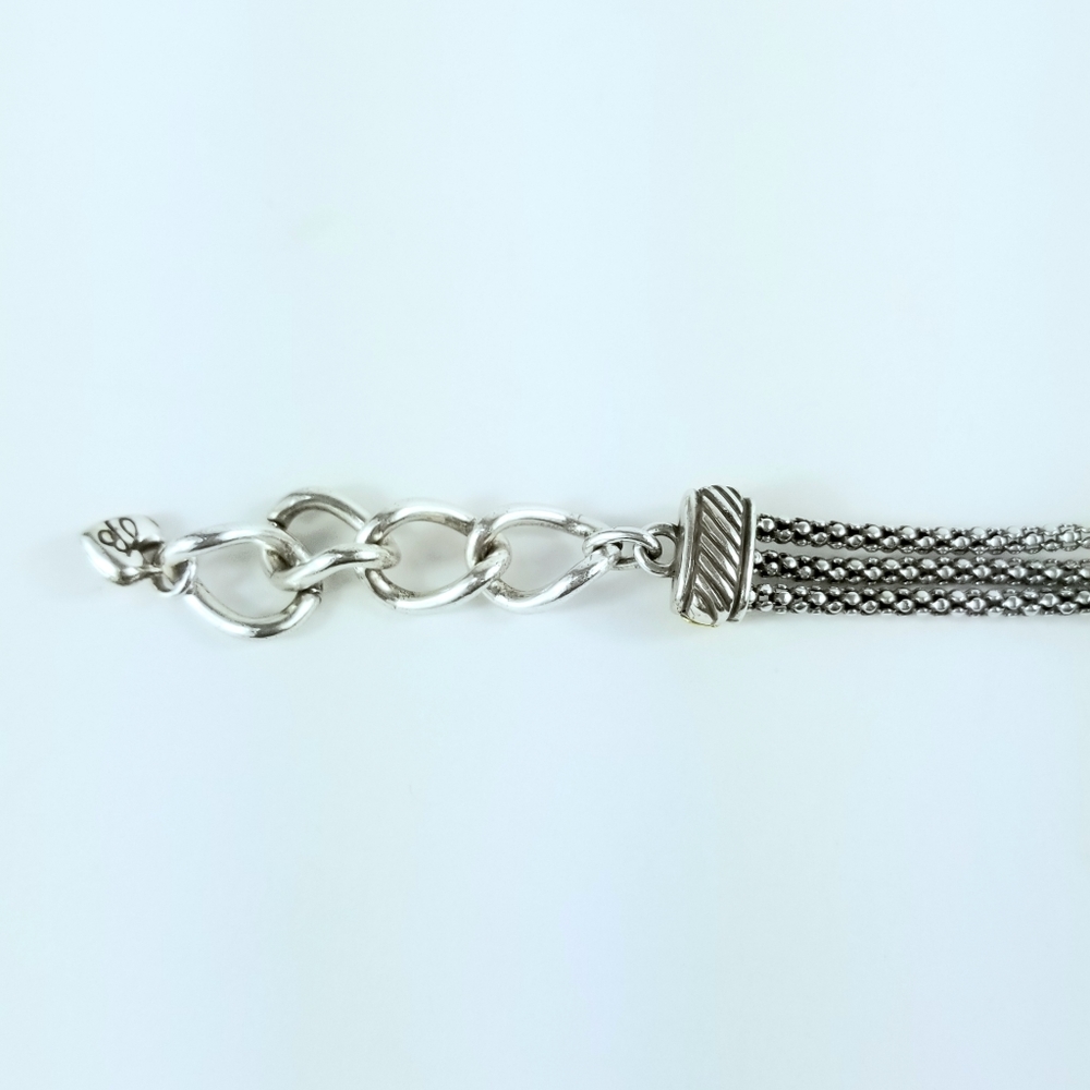 Brighton Two Tone Reversible Crystal Bracelet Retired - Picture 8 of 11